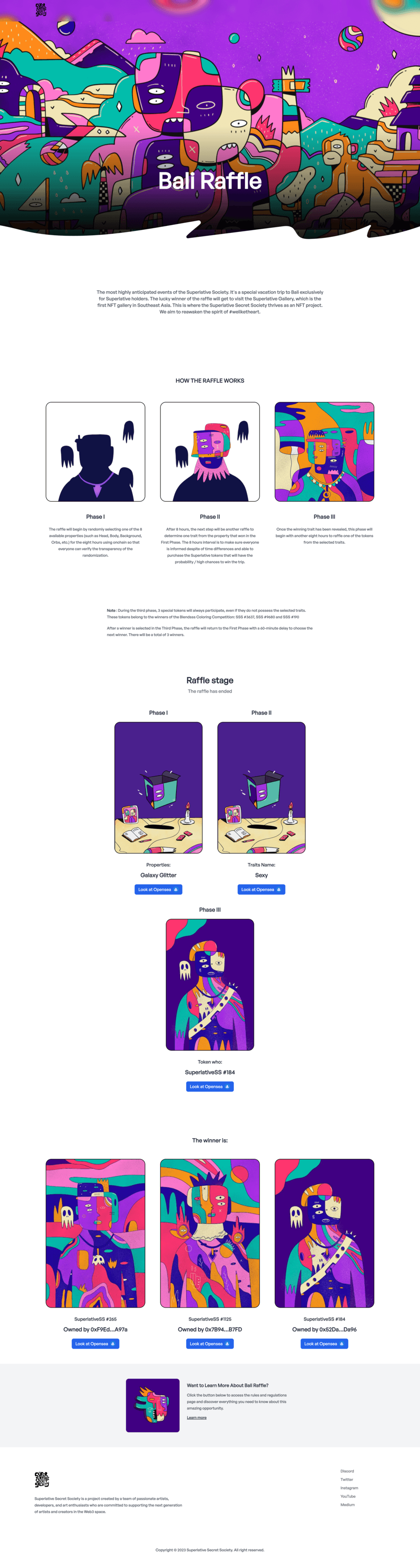 Three-Phase Raffle Process Visualization